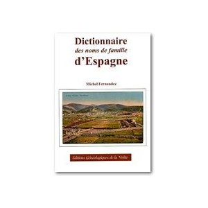 Dictionnaire des Noms de famille de l'Espagne