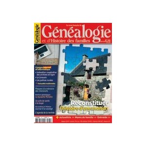 Revue Française de Généalogie N° 165 - Août/Septembre 2006