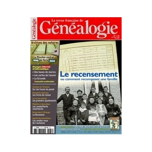 Revue Française de Généalogie N°178 - Octobre Novembre 2008