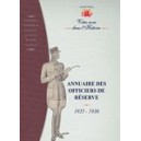 Annuaire National des Officiers de Réserve 1935-1936 (Cd-Rom)