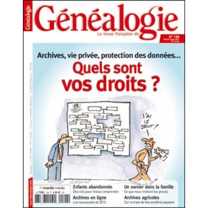 Revue Française de Généalogie N°198 - Février Mars 2012
