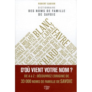 Dictionnaire des noms de famille de Savoie