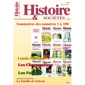 Histoire & Sociétés N° 100 - Version numérique