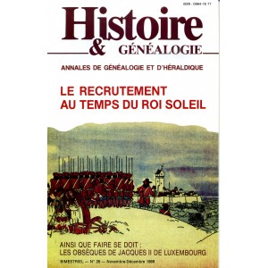 Histoire & Généalogie N° 26 - Version numérique	