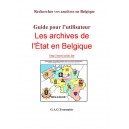 Guide pour l’utilisateur Les archives de l'État en Belgique