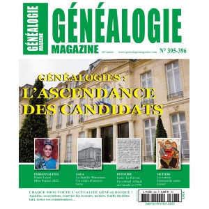 Généalogie Magazine N° 395-396 - Version numérique